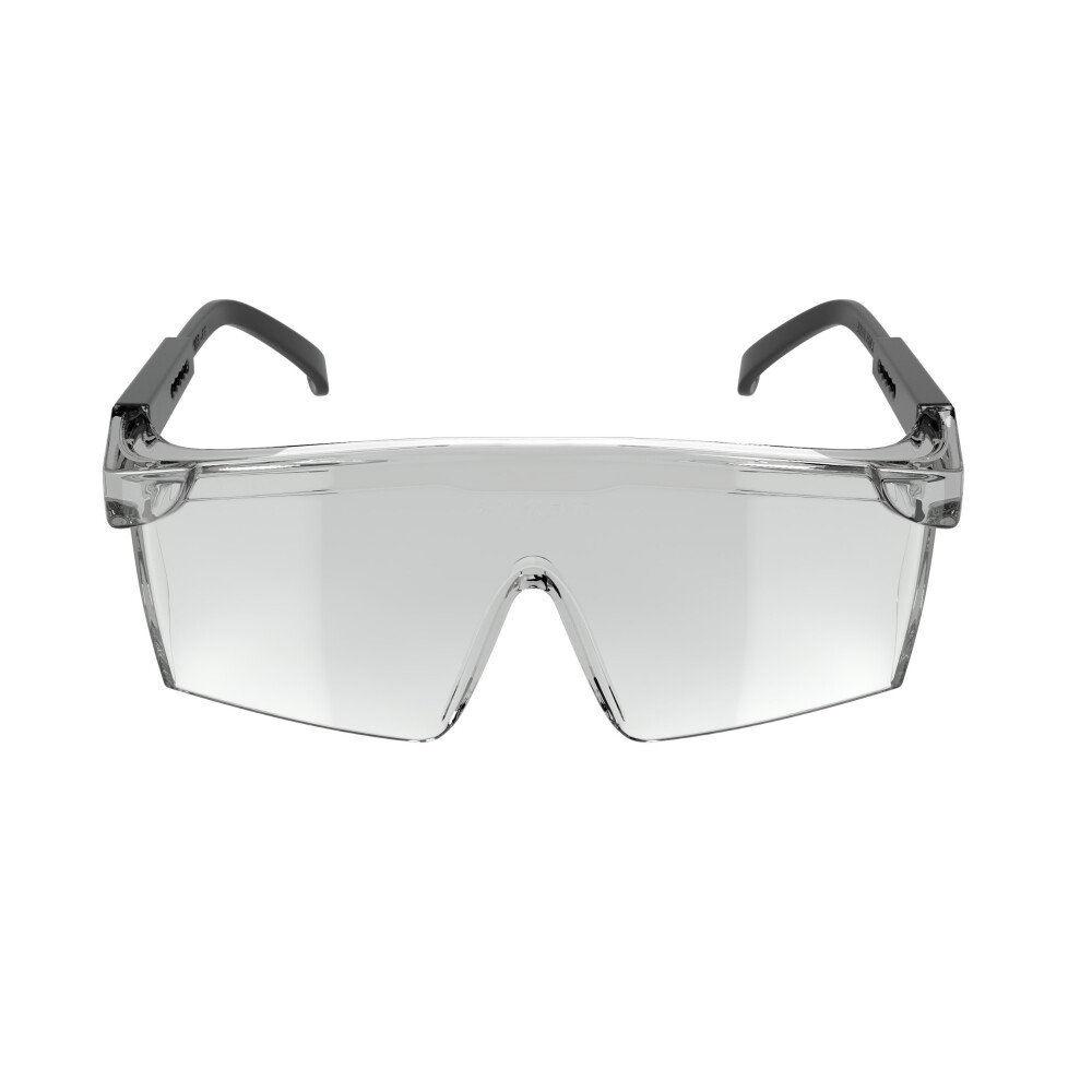 Arbeitsschutzbrille Schutzbrille  mit verstellbarem Bügel Augenschutz Sicherheitsbrille CE EN166 
